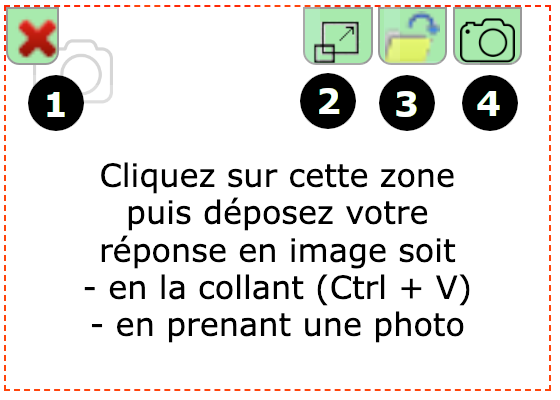 interface côté élève.