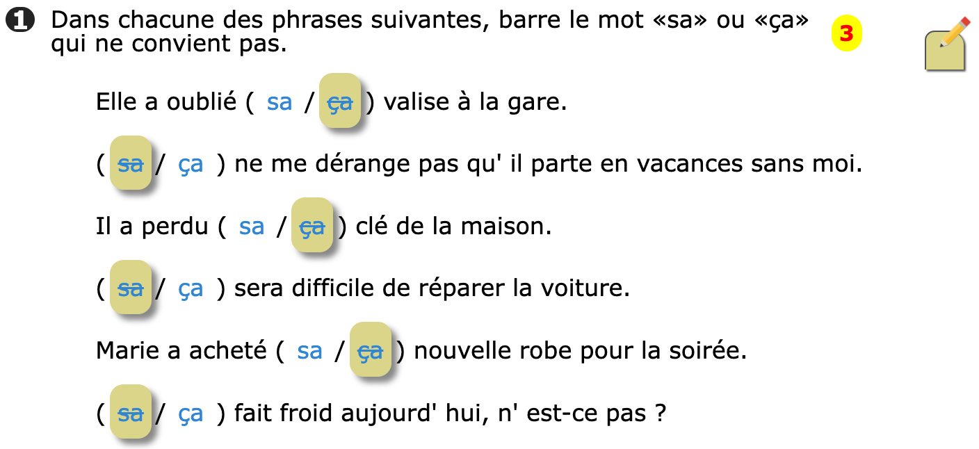 Exemple avec l'option barrer`