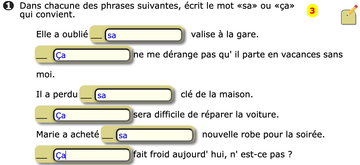 Exemple avec l'option `modifiable`